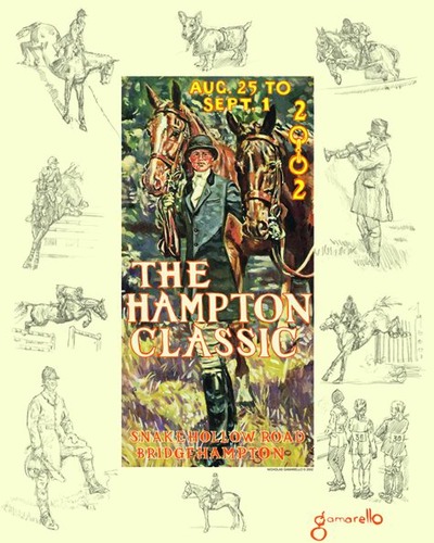 2002 Nicholas Gamarello Hampton Classic Poster