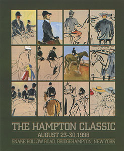 1998 Mickey Paraskevas Hampton Classic Poster