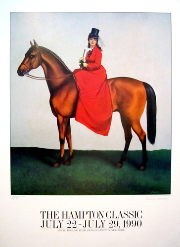 1990 Richard Mantel Hampton Classic Poster