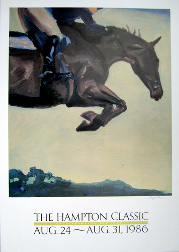 1986 John Register Hampton Classic Poster