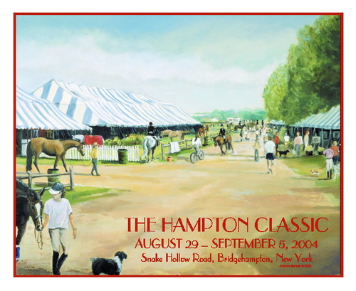 2004 Jocelyn Sandor Hampton Classic Poster