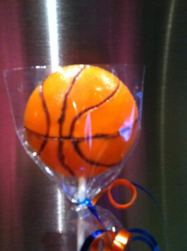 Basketball Lollipops