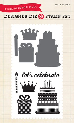 Birthday Celebration Stamp & Die Set