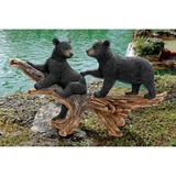 Mischievous Bear Cubs Statue Sculpture