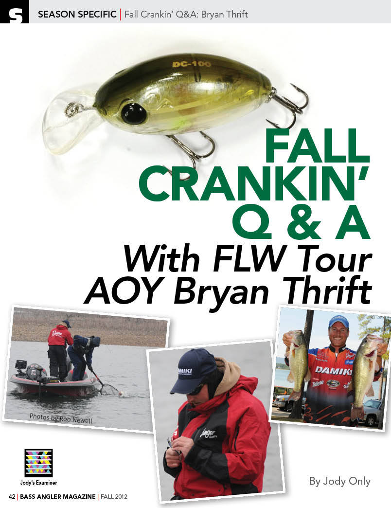 Sample Article from the Fall issue of Bass Angler Magaizne Sample Article from the Fall issue of Bass Angler Magaizne