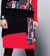 Maloka Sexy Sprinkles Color Block Skirt
