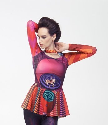 IPNG Venetian Spinning Carousel Ruffled Tunic