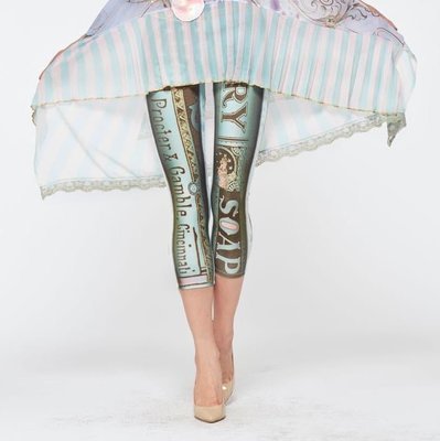 IPNG Soap Box Cropped Sea Breeze Illusion Leggings
