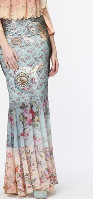 IPNG Incredibly Beautiful Eyes On You Chiffon Flute Skirt