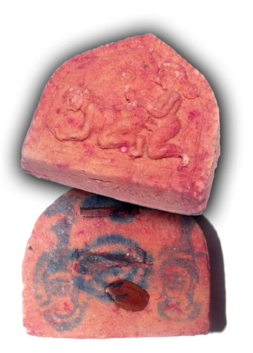 Choo Chok Khor Dai 'Ongk Kroo Pised' - 99 Ghost Red Prai Powders + Ban Neng Bone + Dancing Deva Gem + Takrut - Gambling and Love Charm - Ruesi Masia 2554 BE