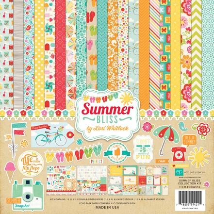 Набор бумаги 30x30 SUMMER BLISS