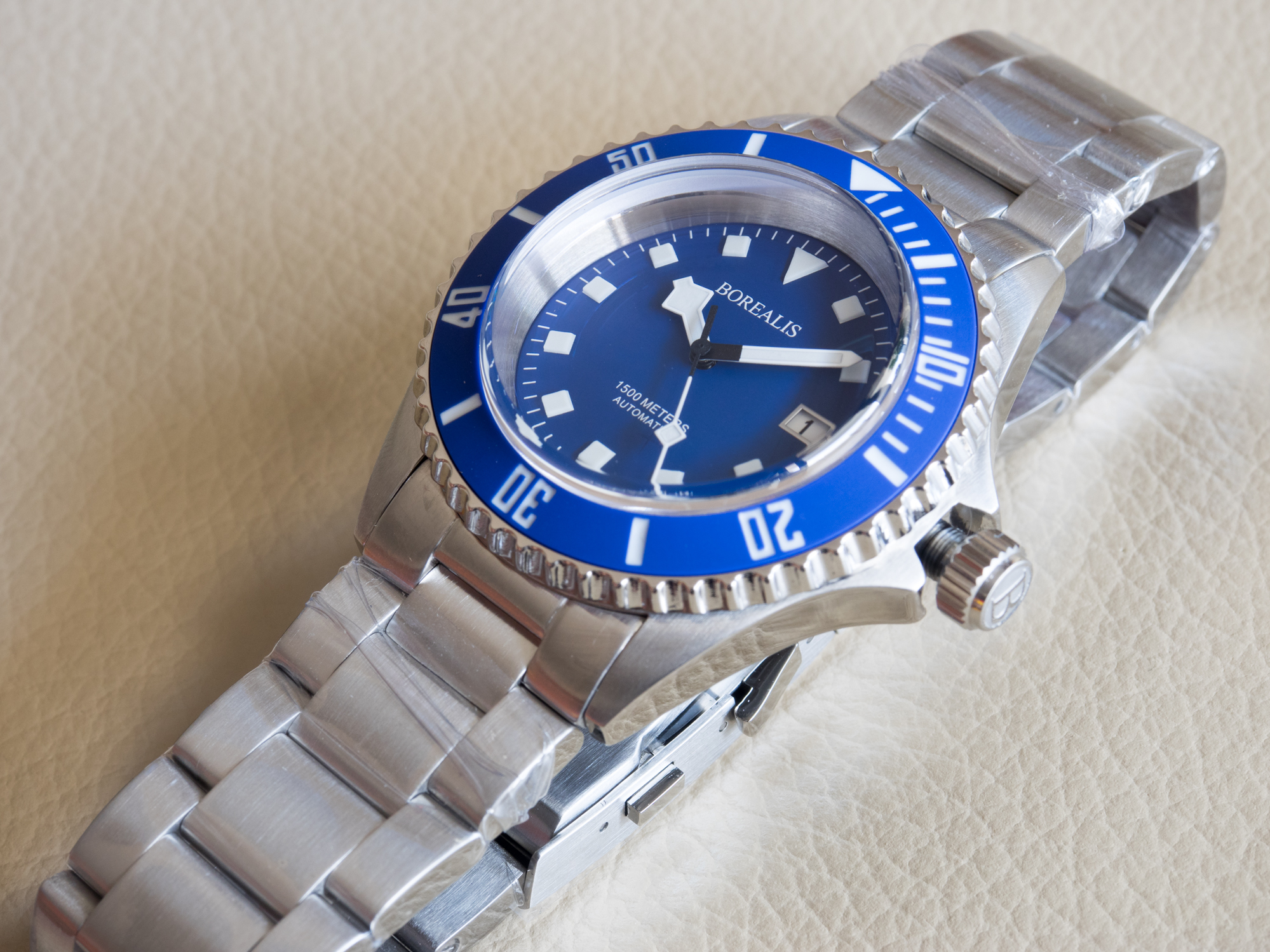 seiko divers watch blue face