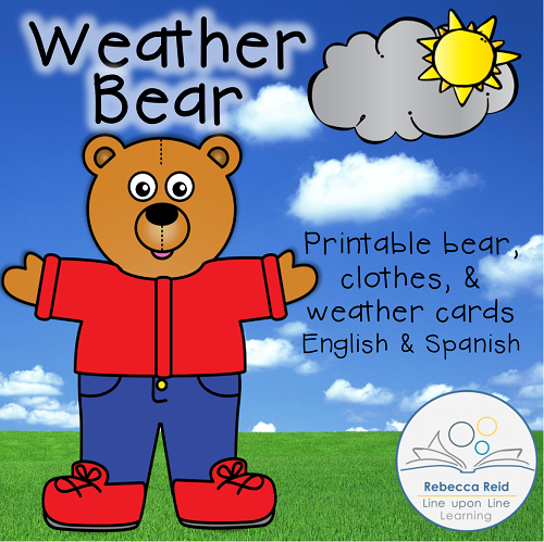 Learning  bear weather Weather upon printable Bear â€“ Line Line