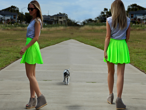 NEON TWIRL SKIRT