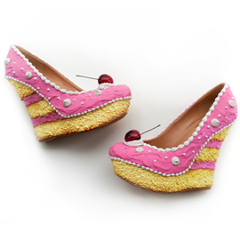Pink Cake Wedges Pink Cake Wedges