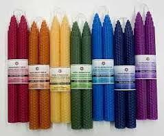 Color Energy Beeswax Candles