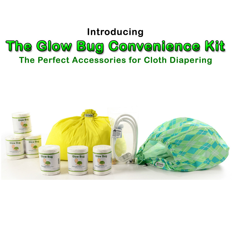 Glow Bug Convenience Kit - The Perfect Accessories for Cloth Diapering Glow Bug Convenience Kit - The Perfect Accessories for Cloth Diapering