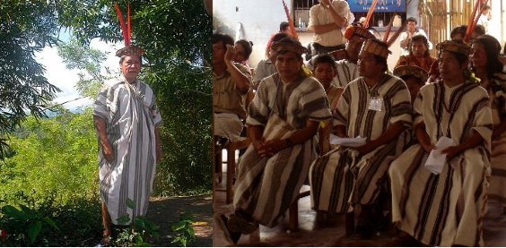 Ashaninka Men in Striped Cushmas Ashaninka Men in Striped Cushmas
