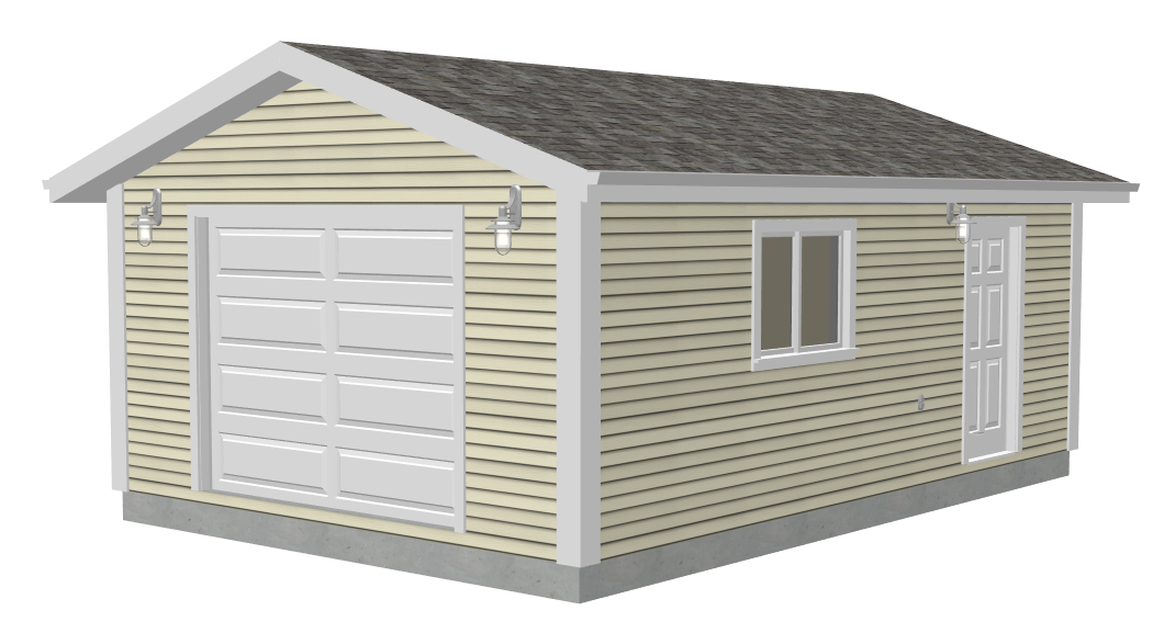 DIY Free Garage Plans 16 X 24 Plans Free