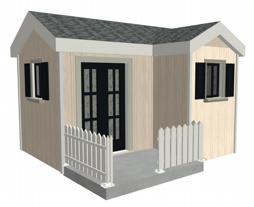 kids playhouse cabin plans