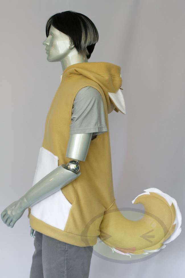 Shiba Inu Hoodie Vest, New, Kigurumi, Cosplay, Costume