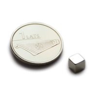 Spēcīgs neodīma magnēts - zelta kubs 5mm, 5 gab. (~1,3kg) 187856903 Veikals